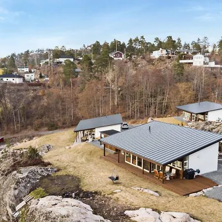 Feriehus Modern With A Panoramic View Of The Oslo Fjord