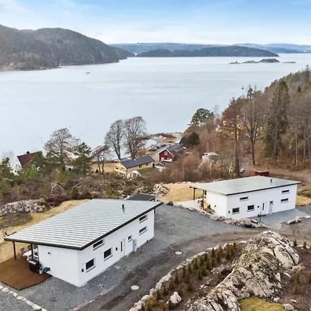 Feriehus Modern With A Panoramic View Of The Oslo Fjord