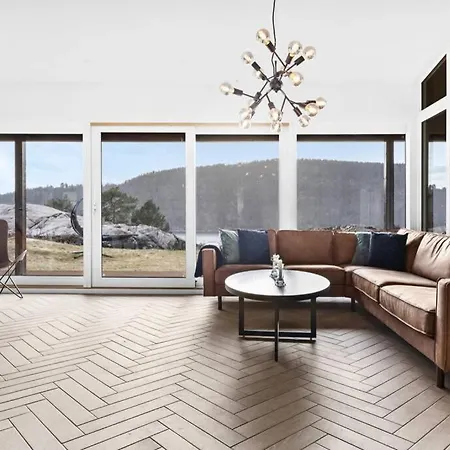 Modern With A Panoramic View Of The Oslo Fjord Ferienhaus