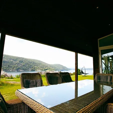 Feriehus Modern With A Panoramic View Of The Oslo Fjord