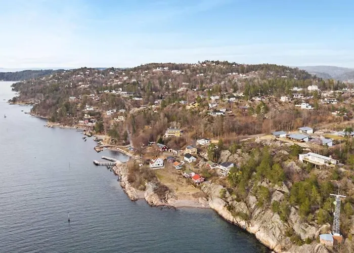 Modern With A Panoramic View Of The Oslo Fjord Hébergement de vacances Nordre Frogn