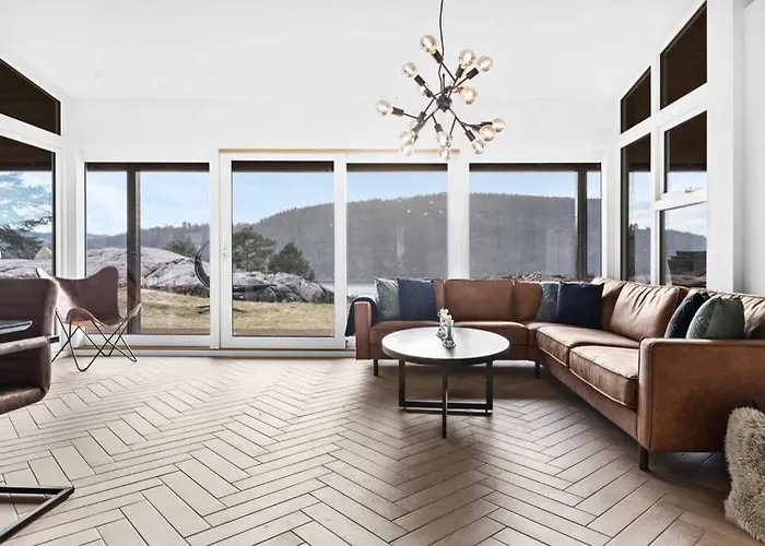 Modern With A Panoramic View Of The Oslo Fjord Hébergement de vacances