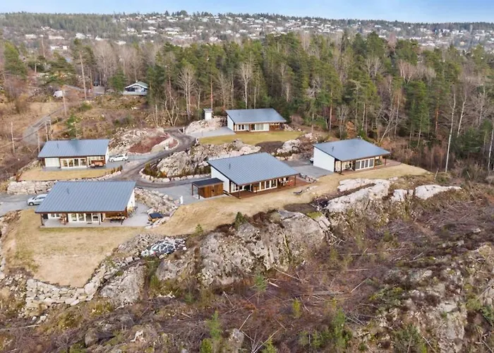 Modern With A Panoramic View Of The Oslo Fjord Dom wakacyjny